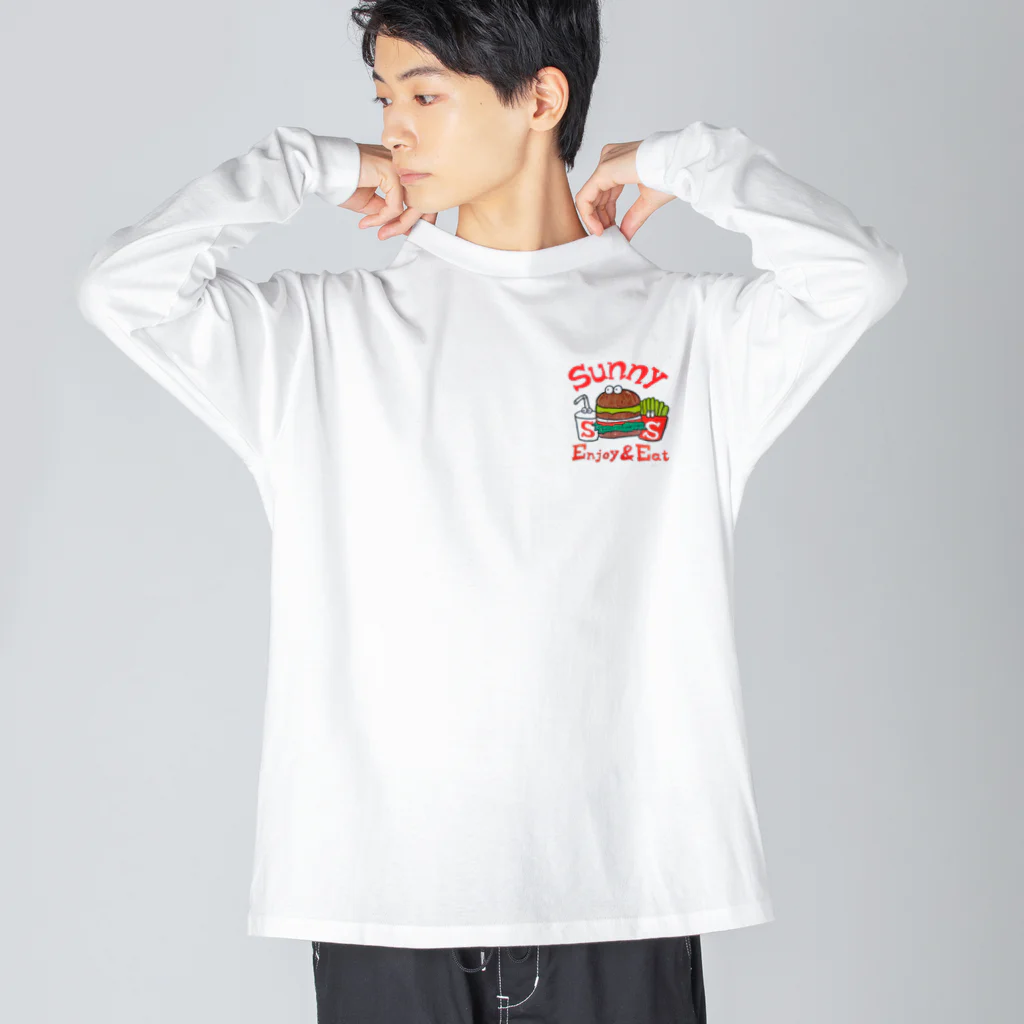 Sunny サニー バーガーショップ ハンバーガーのSunny サニー バーガーショップ ハンバーガー ビッグシルエットロングスリーブTシャツ