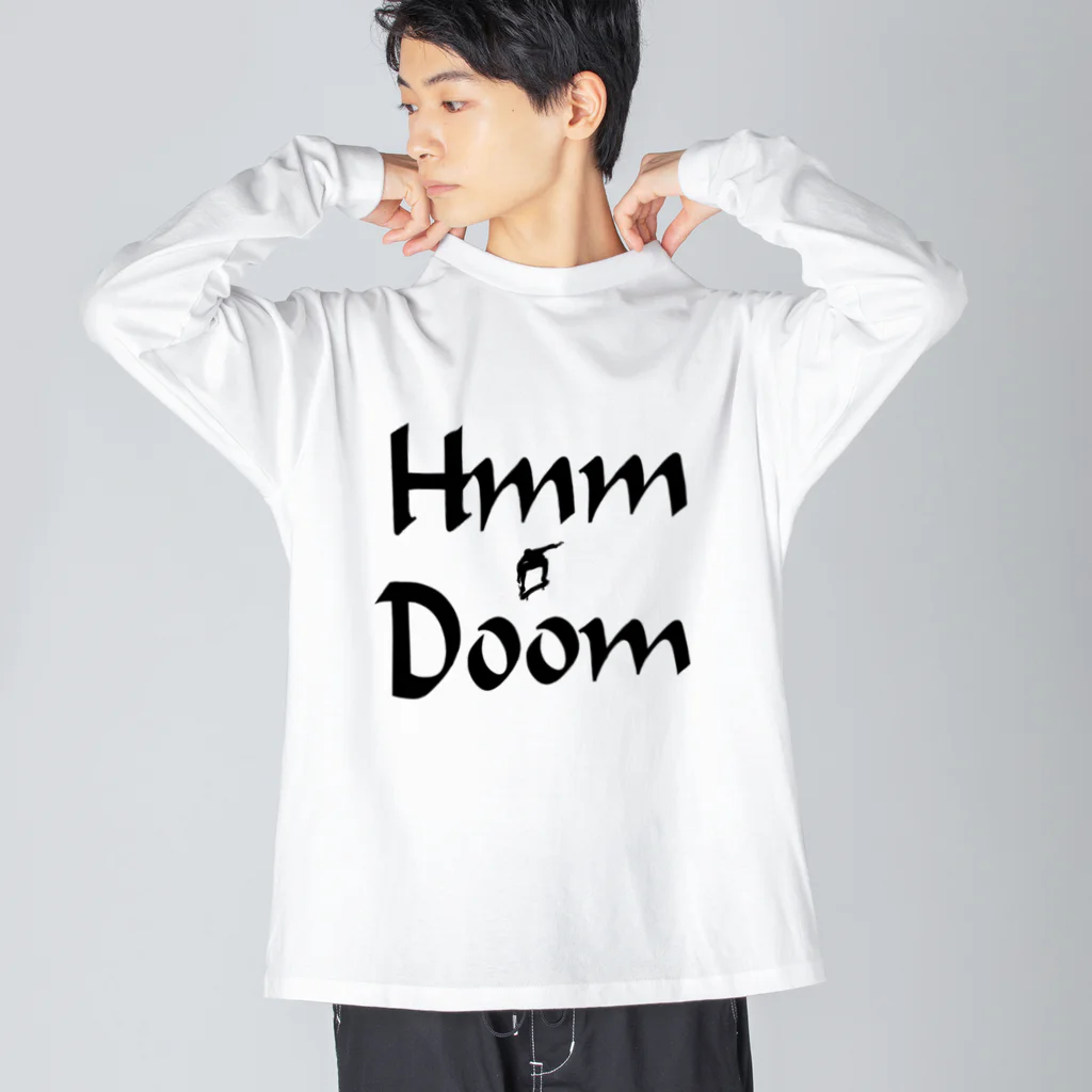 Good wavesのHmm Doom boarder  ビッグシルエットロングスリーブTシャツ