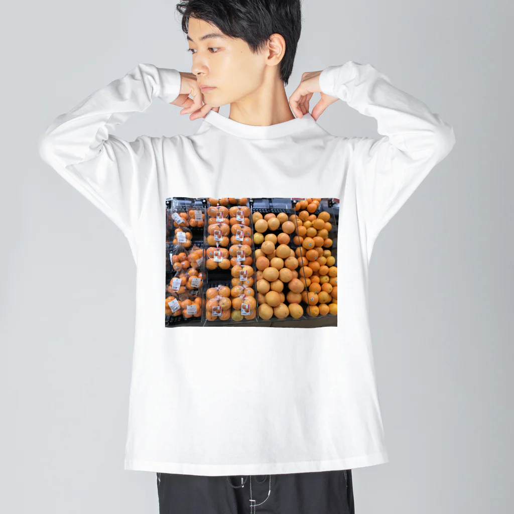 EijiPonの柑橘系 Big Long Sleeve T-Shirt