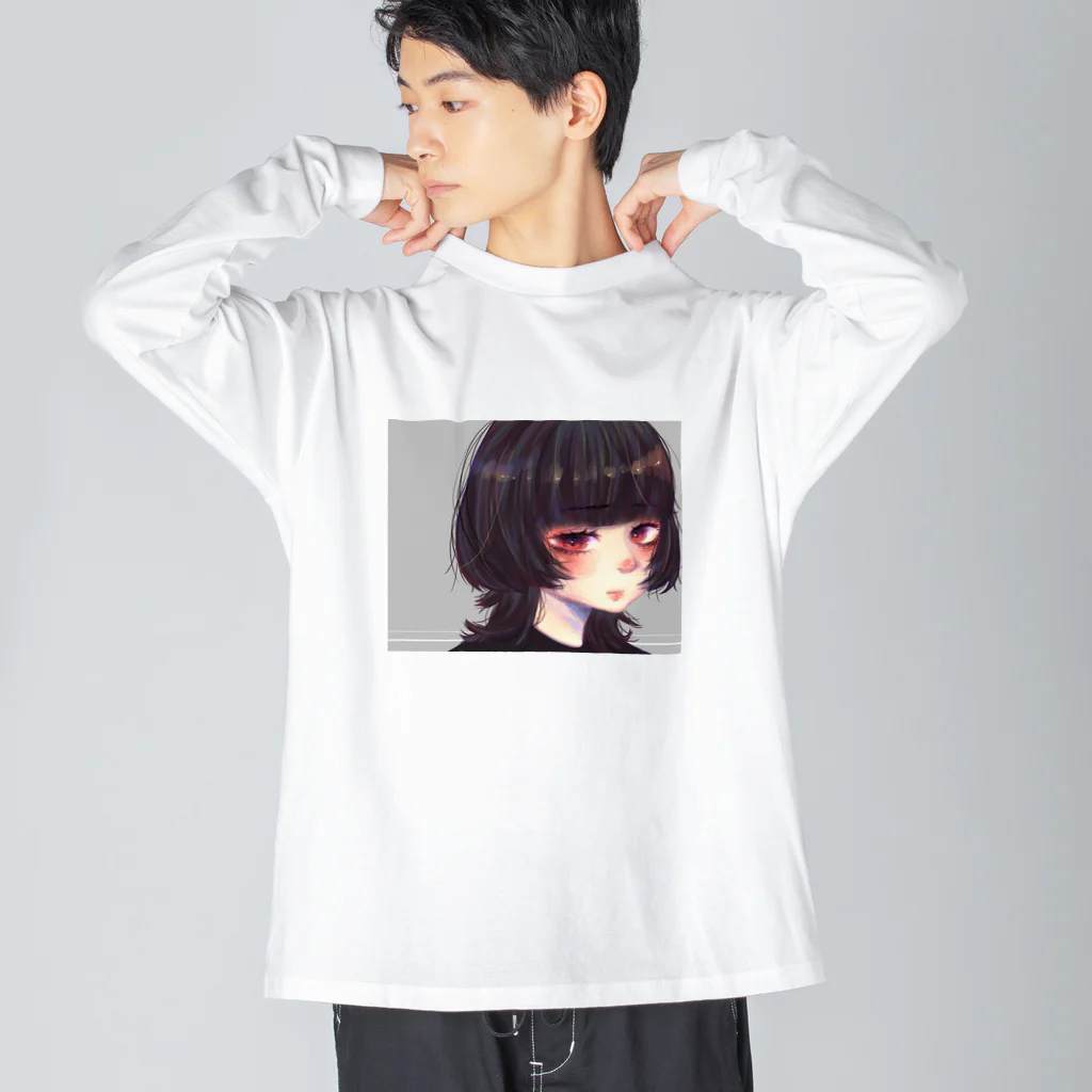 ALCOHOLICのウルフちゃん Big Long Sleeve T-Shirt