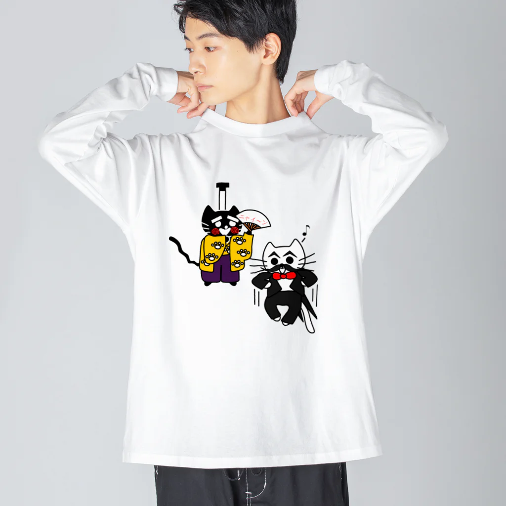 J's Mart 2ndのたまとクロの仮装大会 ビッグシルエットロングスリーブTシャツ