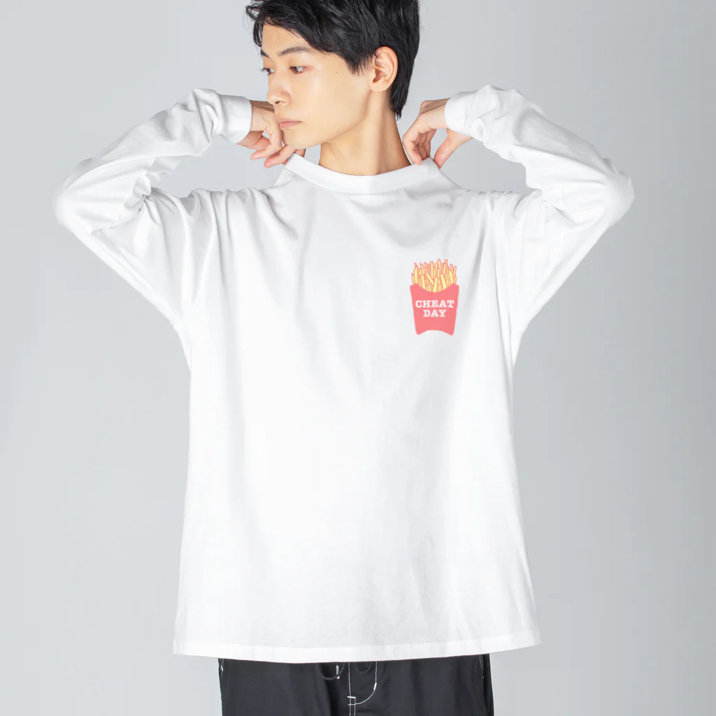 sunset ChristmasのCHEATDAY Big Long Sleeve T-Shirt