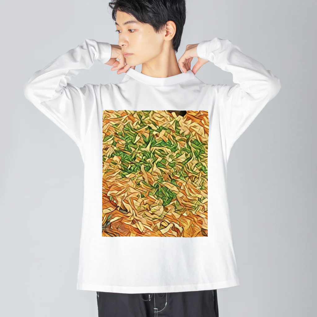 ニコラスショップのOKONOMI!お好み焼き！ Big Long Sleeve T-Shirt