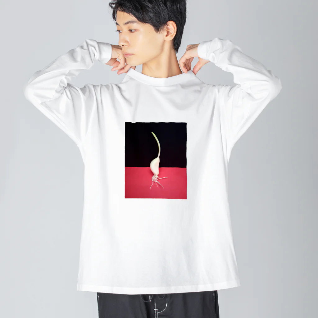 紅クラゲの自立ニンニク Big Long Sleeve T-Shirt