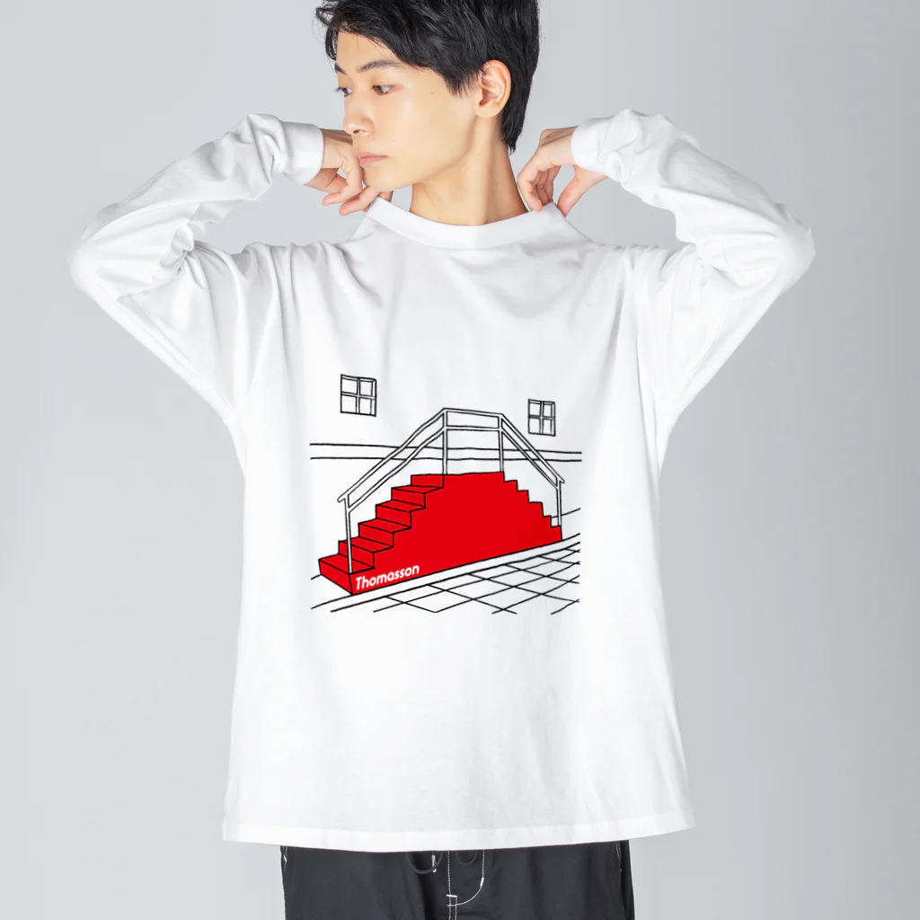 ゴトーアヒルのトマソン無用階段 Big Long Sleeve T-Shirt