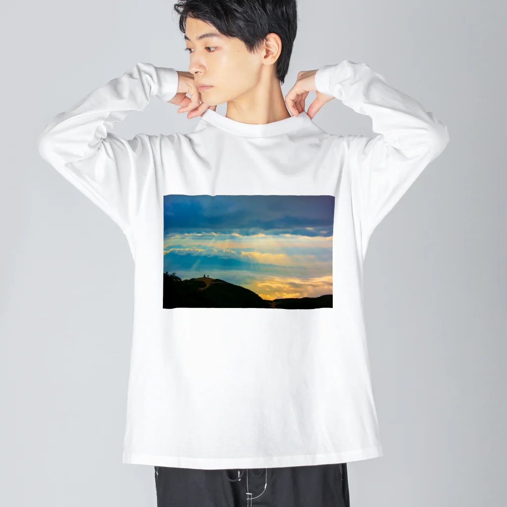 seaの唐松　朝 ビッグシルエットロングスリーブTシャツ