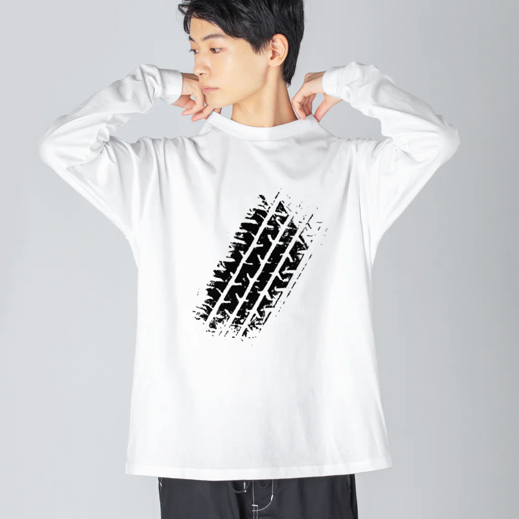 flatcoatedretrieverのaccident ビッグシルエットロングスリーブTシャツ