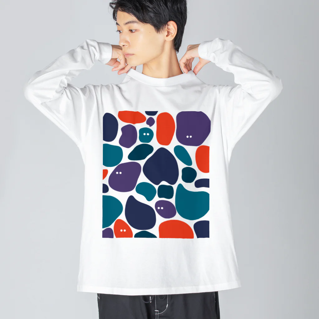 hr. grassのいっぱい(ツバメ) Big Long Sleeve T-Shirt