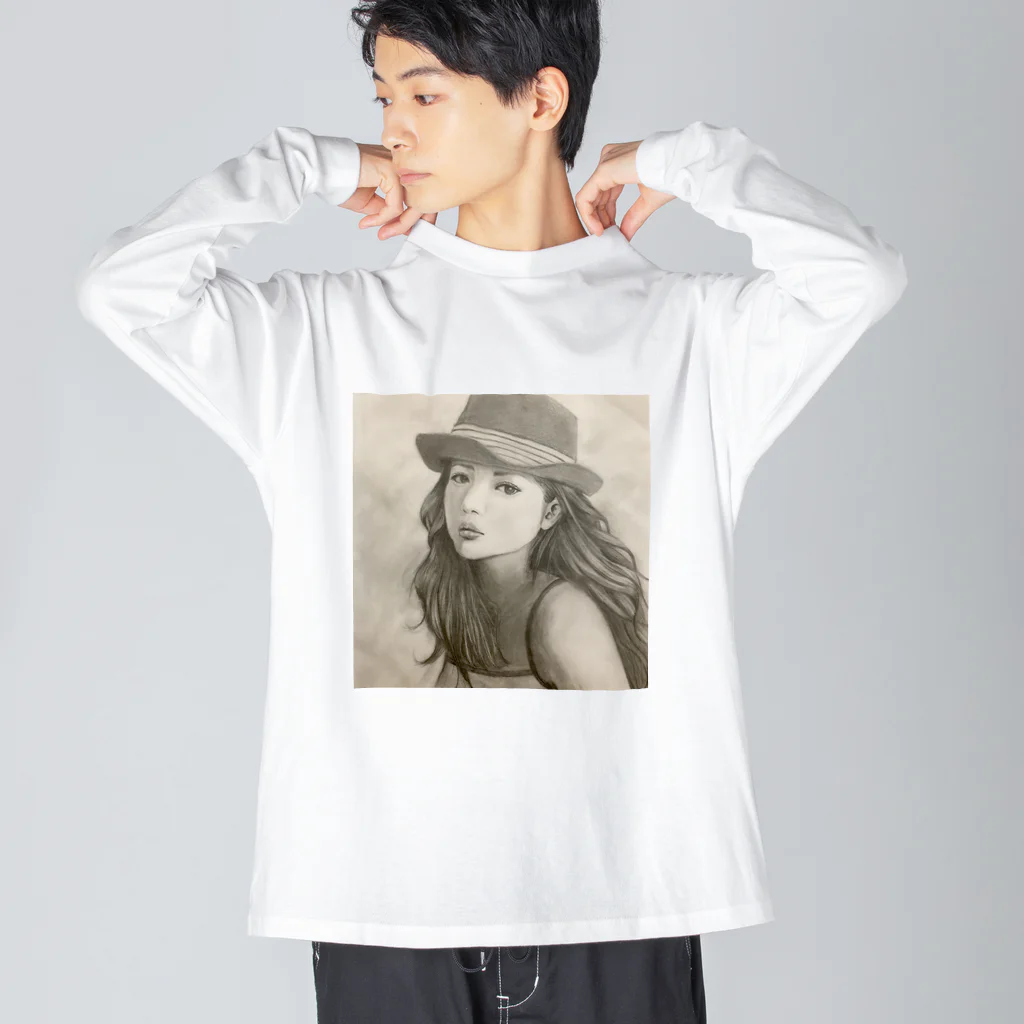 ZooBeeFooのLight Girl  Big Long Sleeve T-Shirt