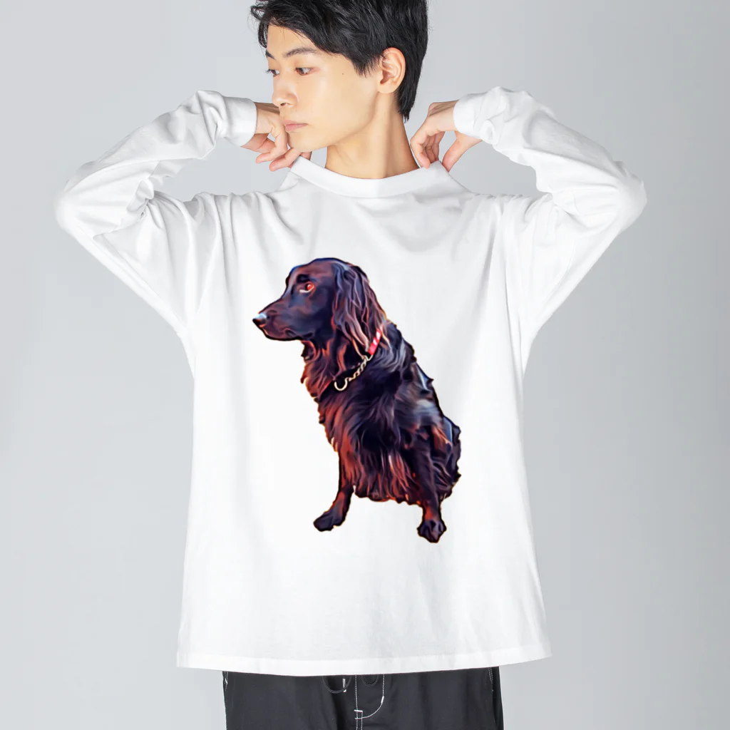 flatcoatedretrieverのflatcoated retriever Big Long Sleeve T-Shirt