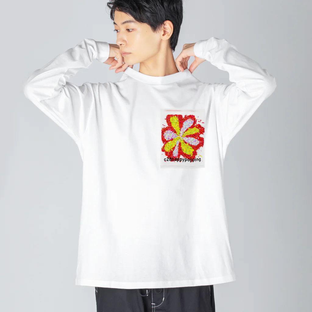 Happyーpop28🎵のc28happypopping2021・7/20発売 ビッグシルエットロングスリーブTシャツ