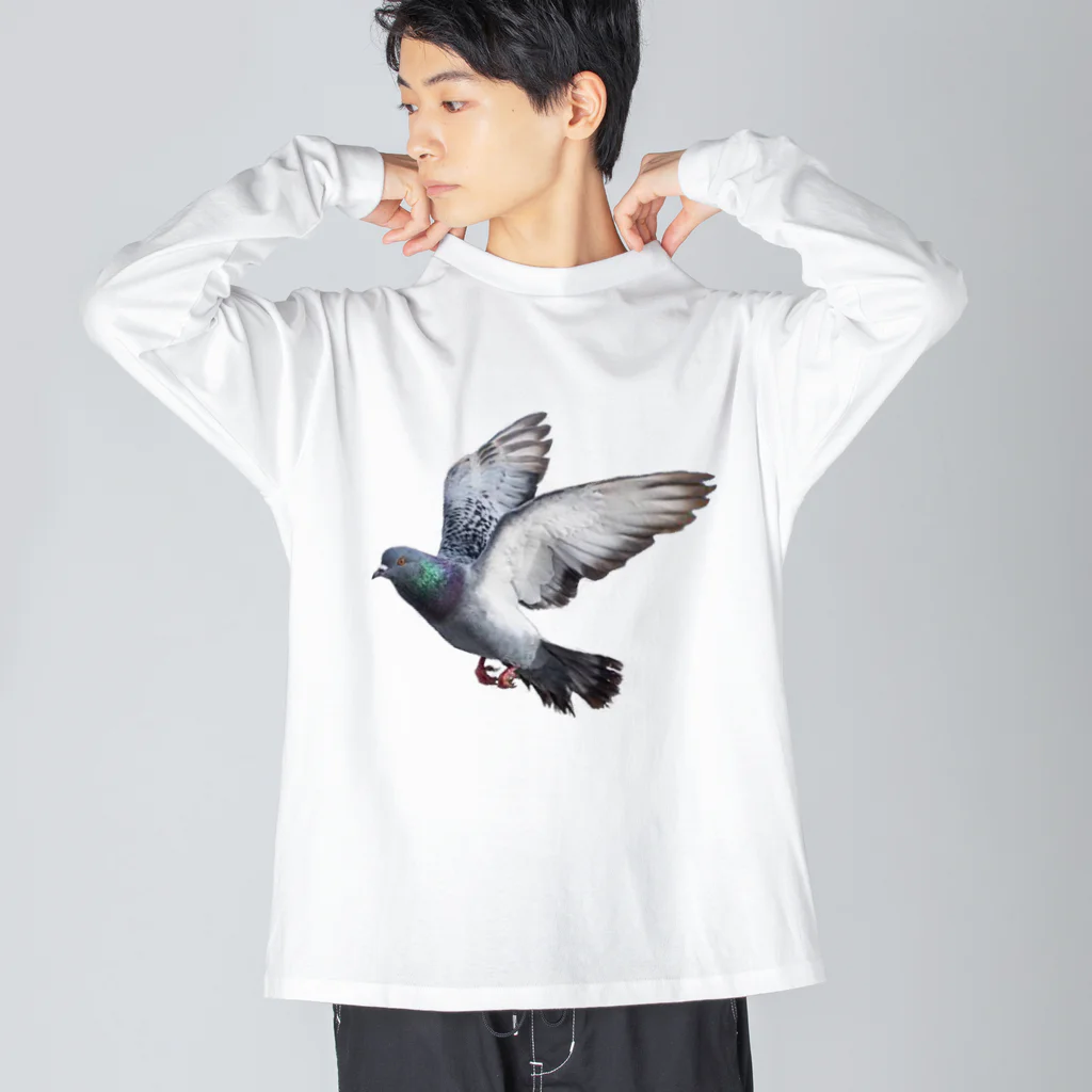 ねこぱじゃまんの平和の象徴 Big Long Sleeve T-Shirt
