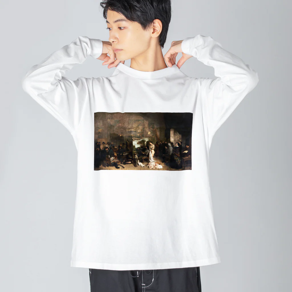 Takahashijunのギュスターヴ・クールベ(画家のアトリエ)のグッズ Big Long Sleeve T-Shirt