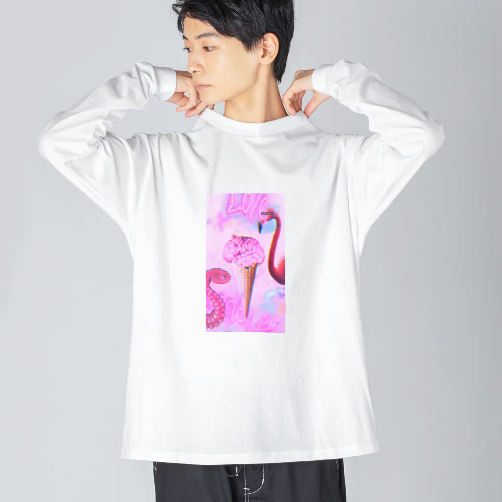 ねこやなぎのあいすくりーむ Big Long Sleeve T-Shirt