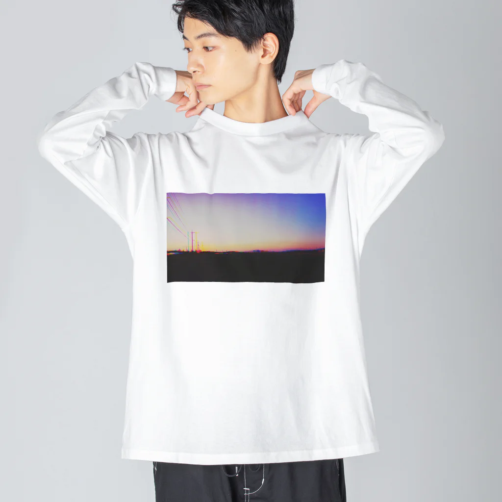 てんちゃんの心象風景 ビッグシルエットロングスリーブTシャツ