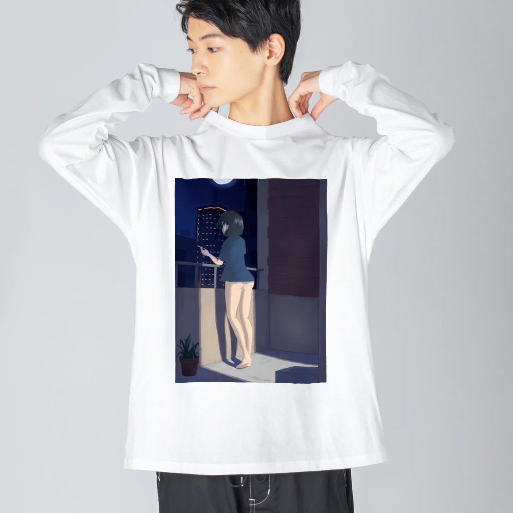 Suicide_jrの夜 Big Long Sleeve T-Shirt