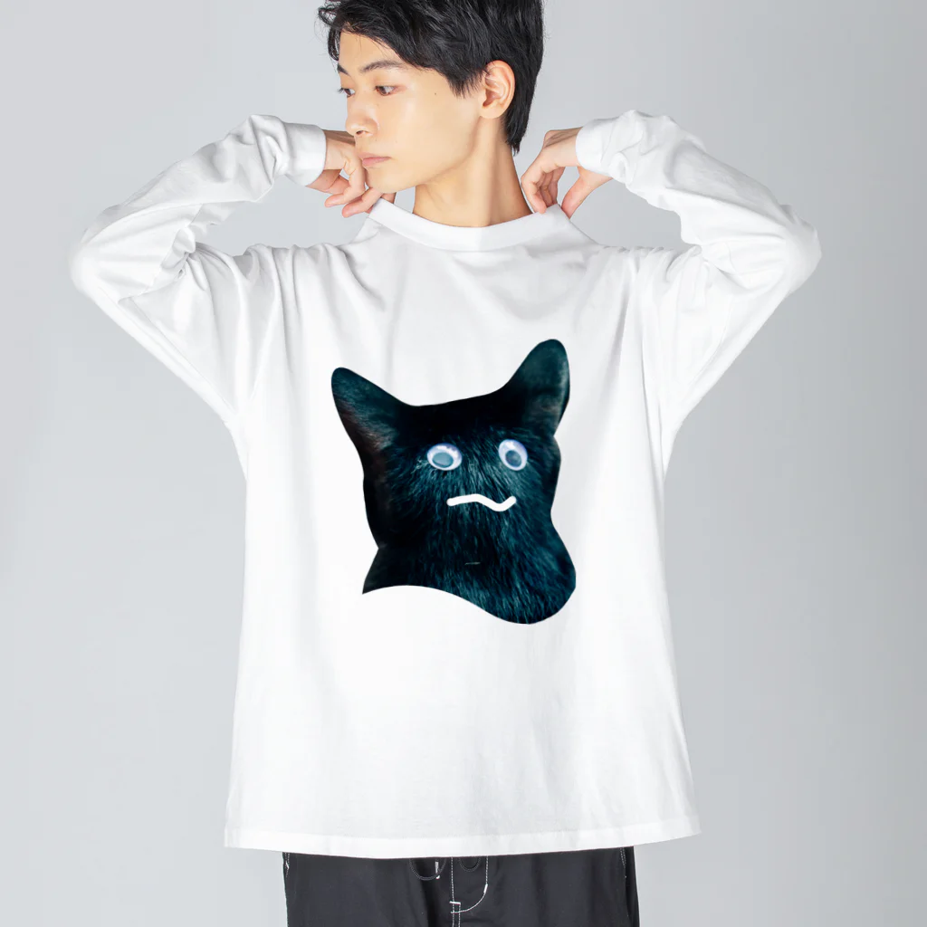 こいぬおじさんのおばけ猫 Big Long Sleeve T-Shirt