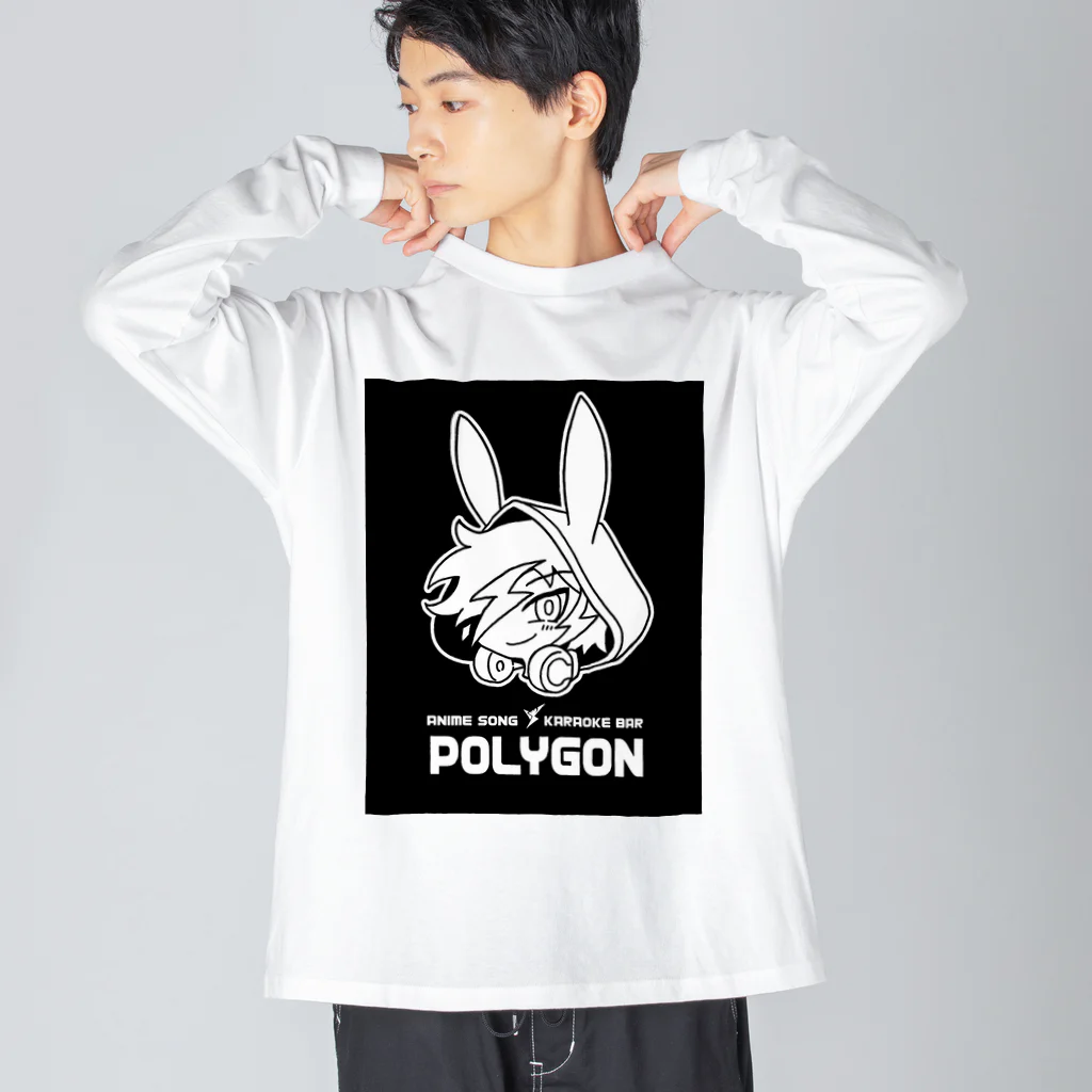 POLYGONのお店のPOLYGONちゃんKH Big Long Sleeve T-Shirt