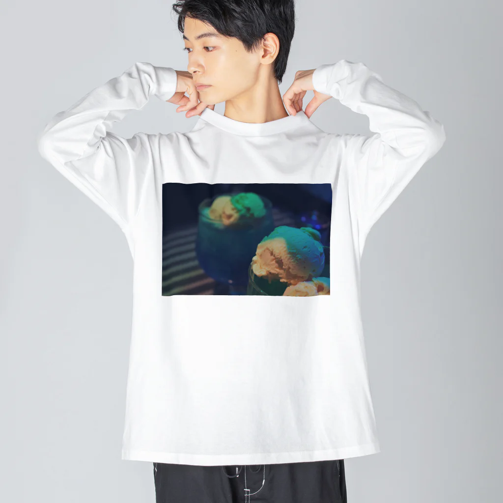 笹塚茶々丸のあの日のソーダ水ロンＴ Big Long Sleeve T-Shirt