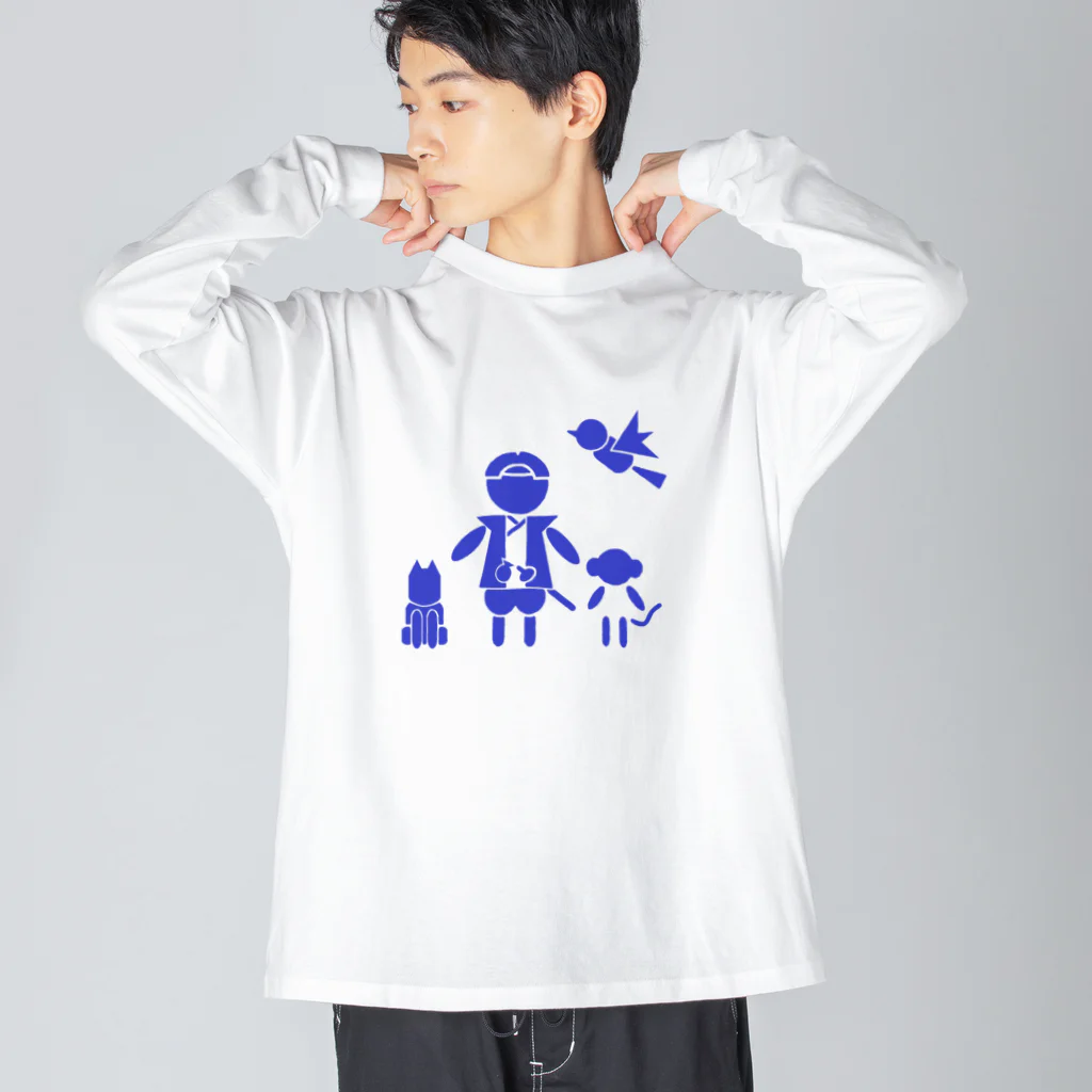 はちよんごのMOMOTARO Big Long Sleeve T-Shirt