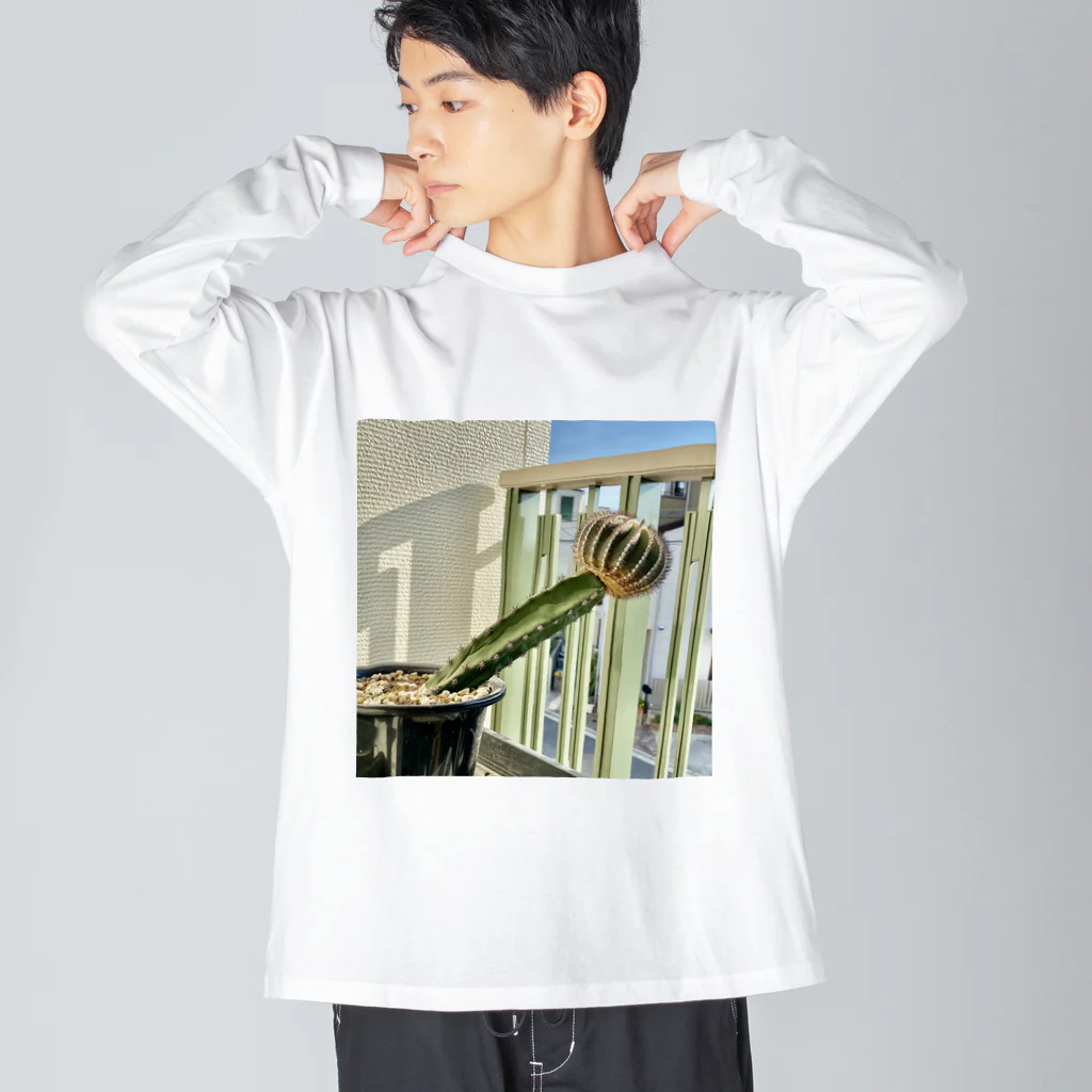 d ddのしりあがりさぼてん ビッグシルエットロングスリーブTシャツ