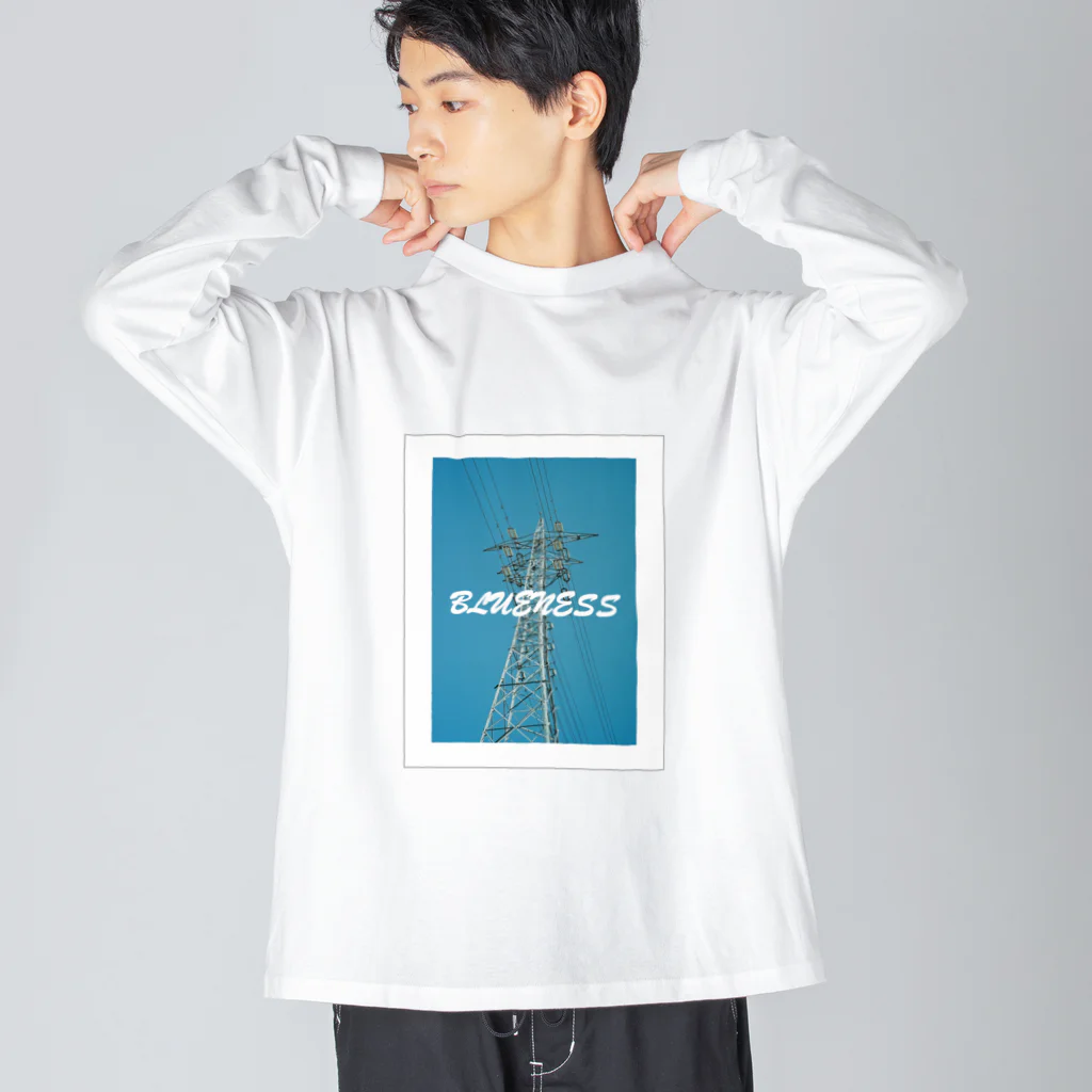 GazpachoのBLUENESS ビッグシルエットロングスリーブTシャツ