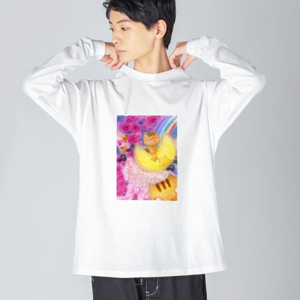 なたねこにゃんのなたねこいんまいわーるど Big Long Sleeve T-Shirt