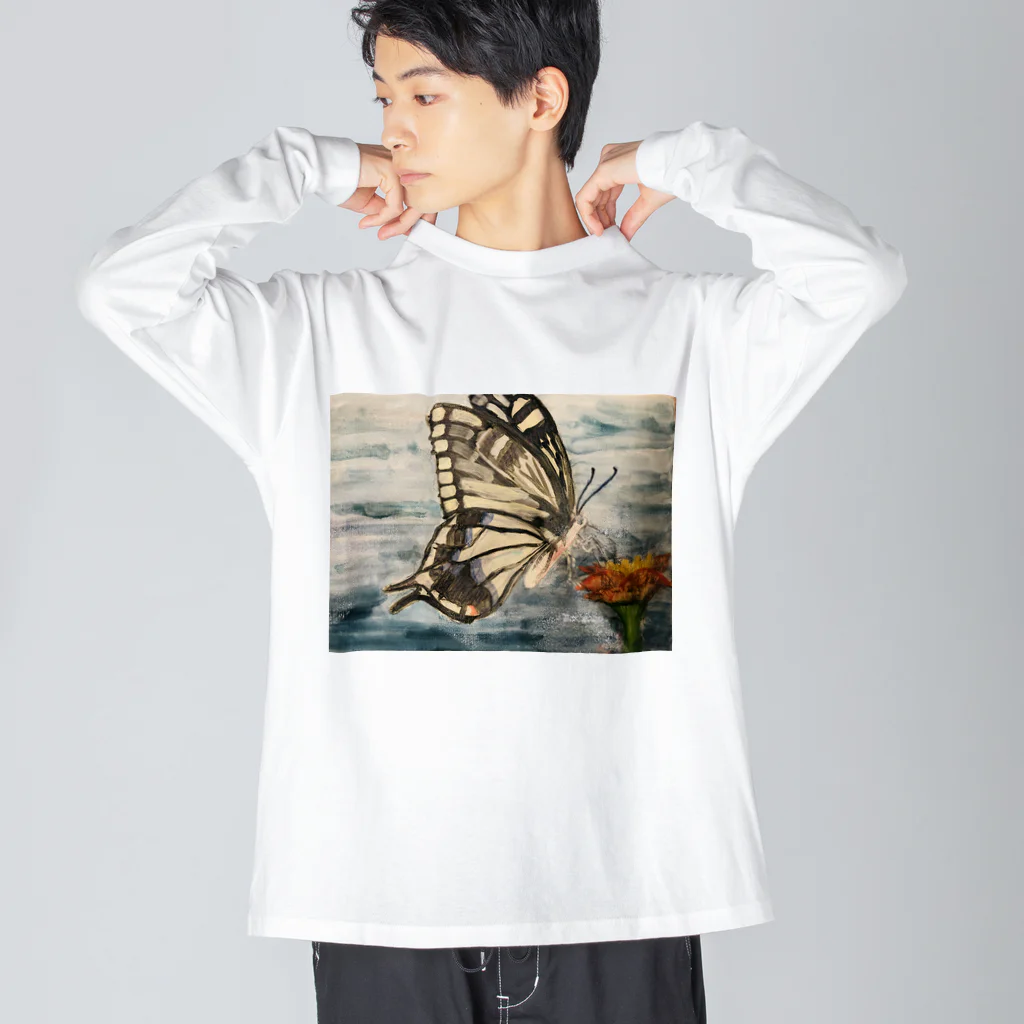 Biologyのアゲハ蝶 Big Long Sleeve T-Shirt