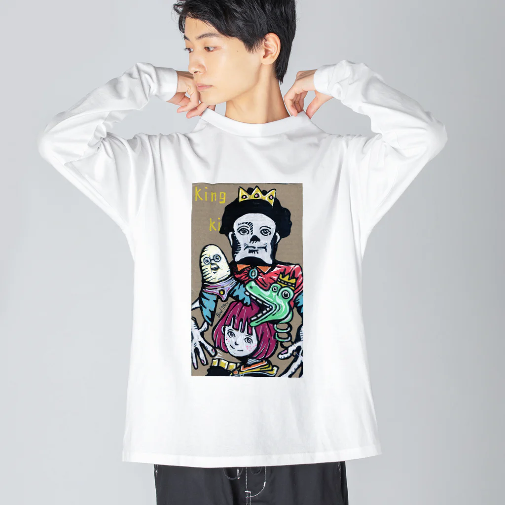 bourutarouのKING Big Long Sleeve T-Shirt