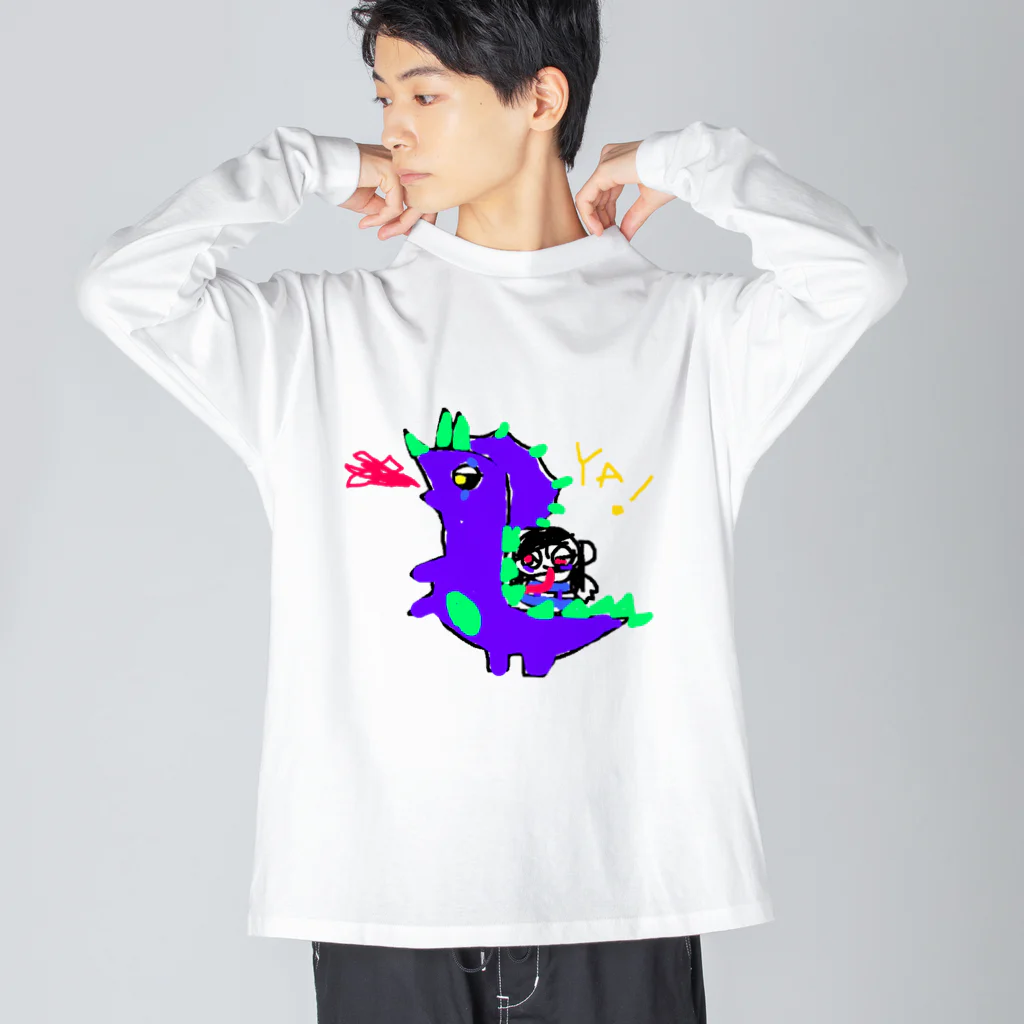 支配者様に投げ銭ショッッップの怪獣デアール Big Long Sleeve T-Shirt