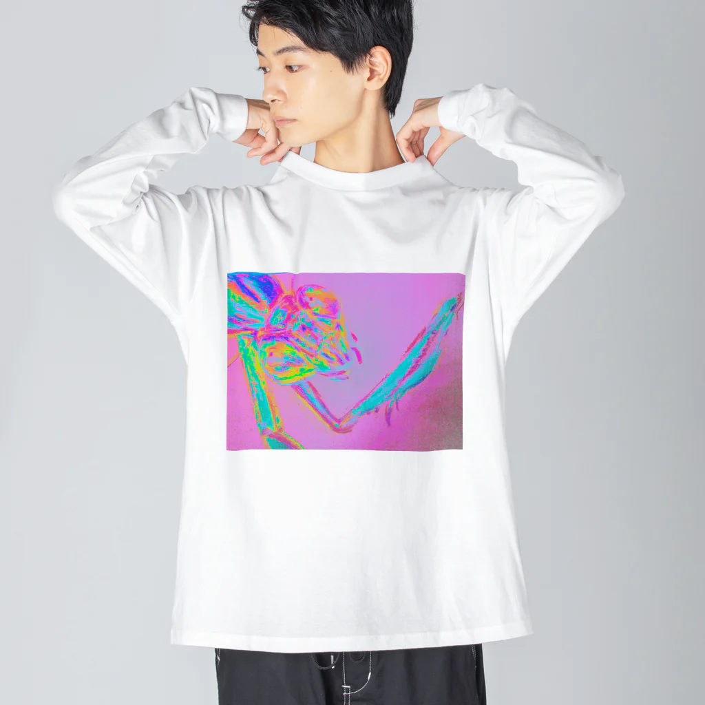 蟷螂の斧 オオカツ👅のMantis Big Long Sleeve T-Shirt