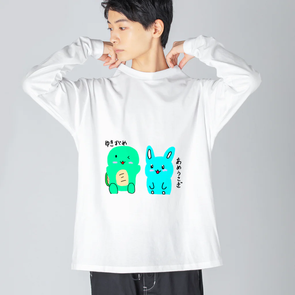 USAGI channelのはなライオン姉妹、兄弟の友達  Big Long Sleeve T-Shirt