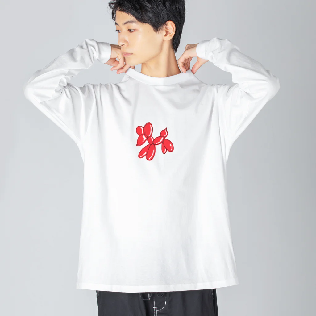 イカれポんちのばるーんあにまる ビッグシルエットロングスリーブTシャツ