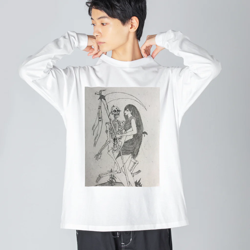 antoniomasuyamaの死の舞踏 ビッグシルエットロングスリーブTシャツ