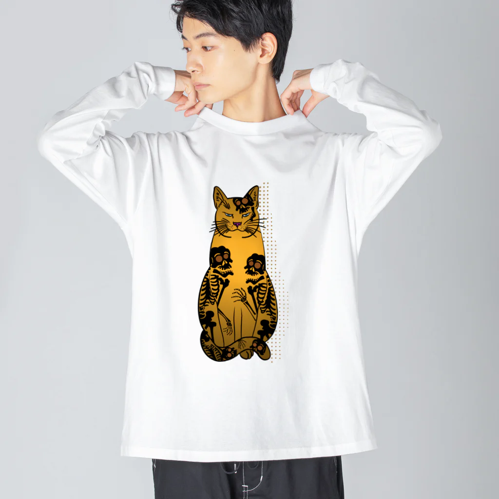 Astrolab • アストロラーベのCat and Boners ビッグシルエットロングスリーブTシャツ