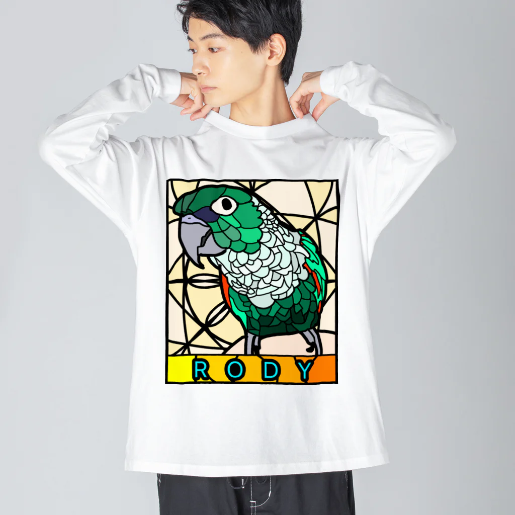 shi-chi Labo graph(詩一）のRODY！！ ビッグシルエットロングスリーブTシャツ