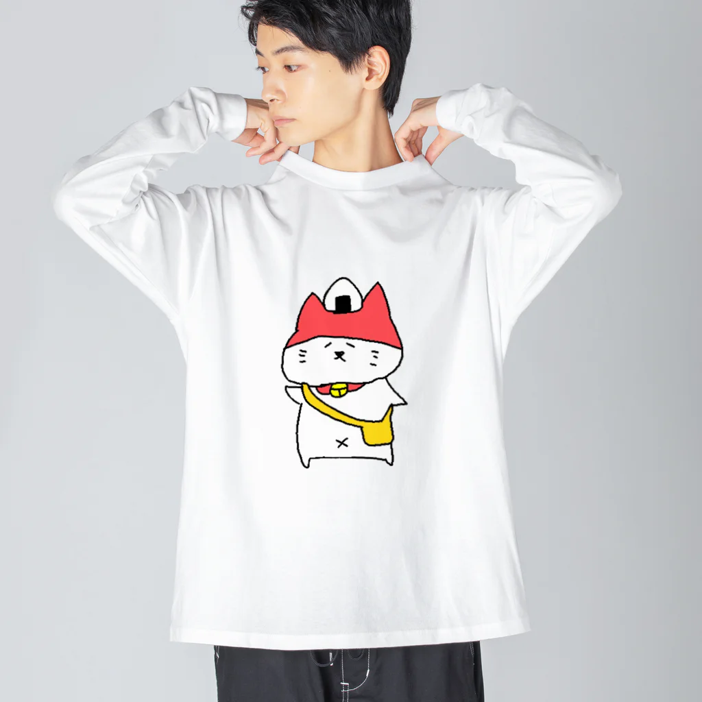 🍙猫かぶりさんのおうち🍙の猫かぶりさん_おでかけ Big Long Sleeve T-Shirt