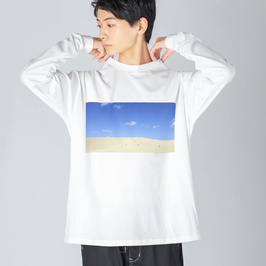 moujiの砂丘 Big Long Sleeve T-Shirt