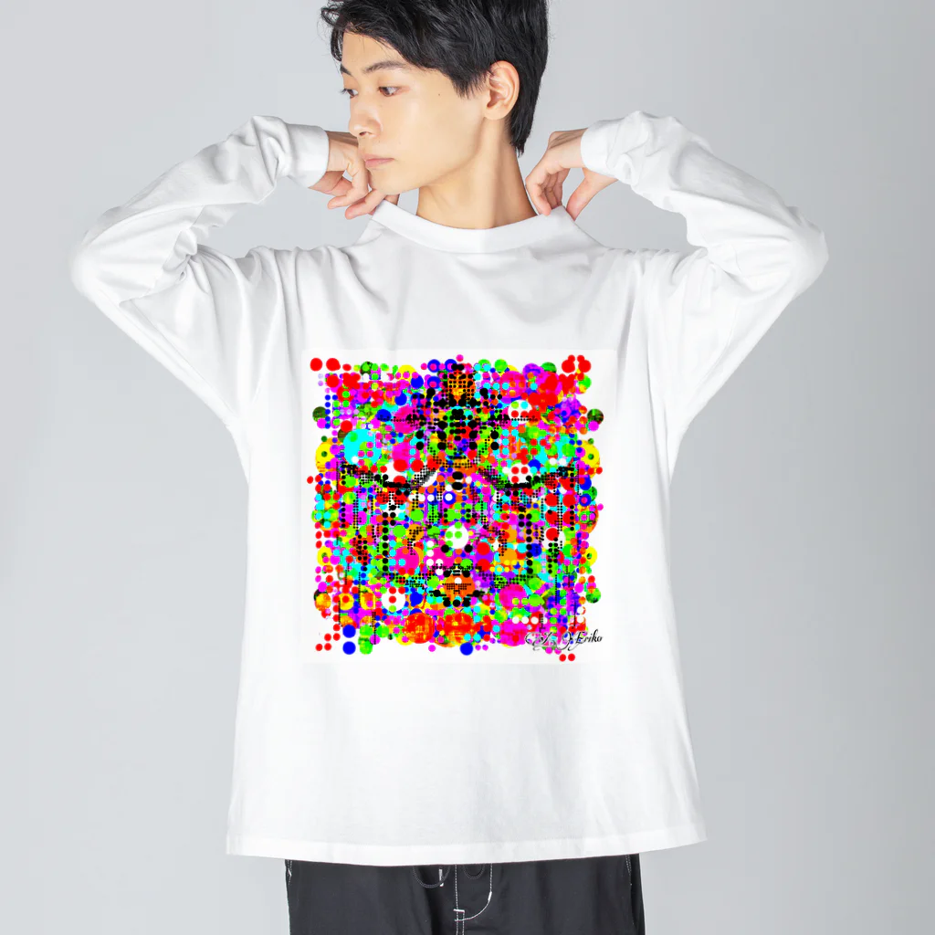 A★STARのバージョンアップドット Big Long Sleeve T-Shirt