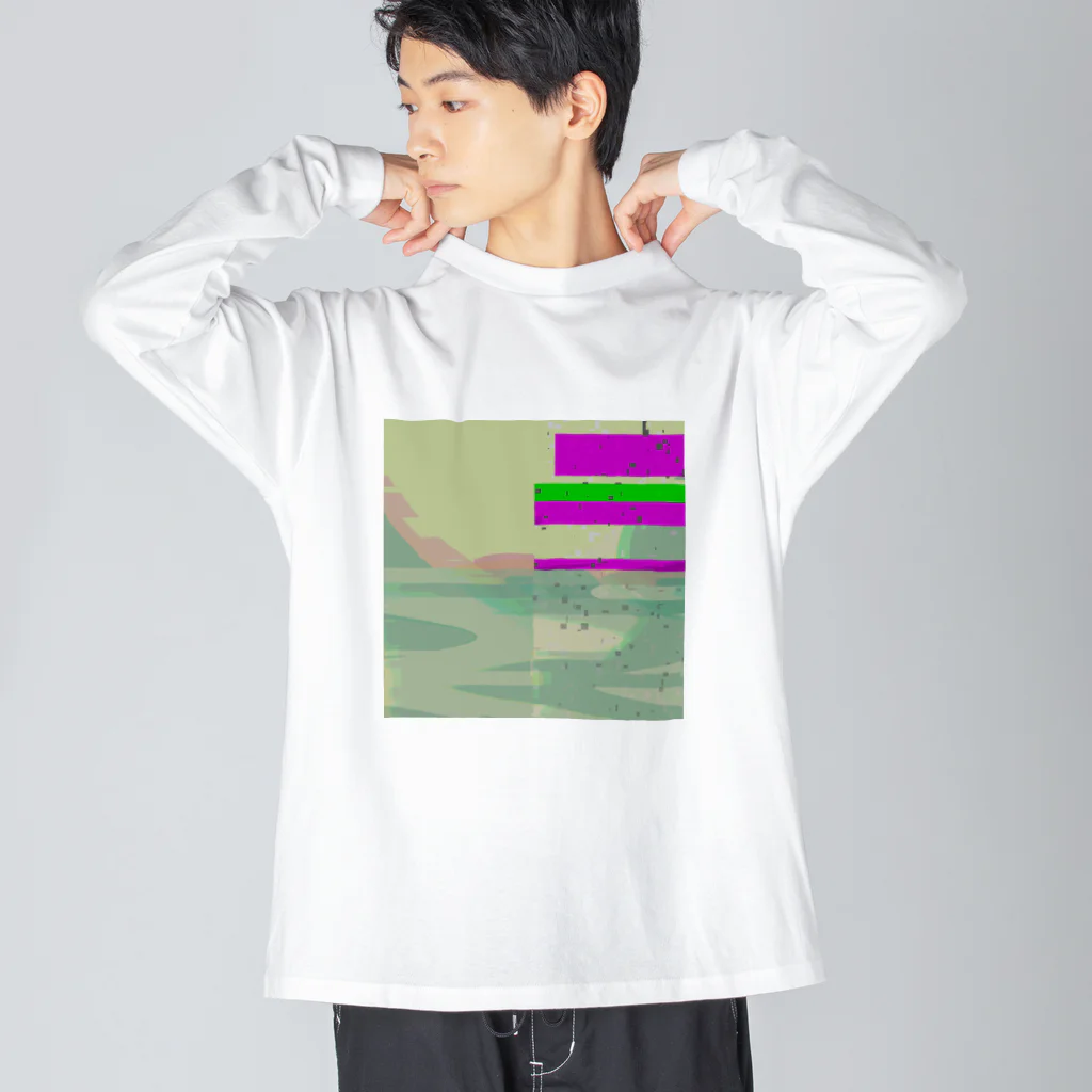 Air the Anonymous by shinno=nomuraのBuggy Laggy Shirts ビッグシルエットロングスリーブTシャツ