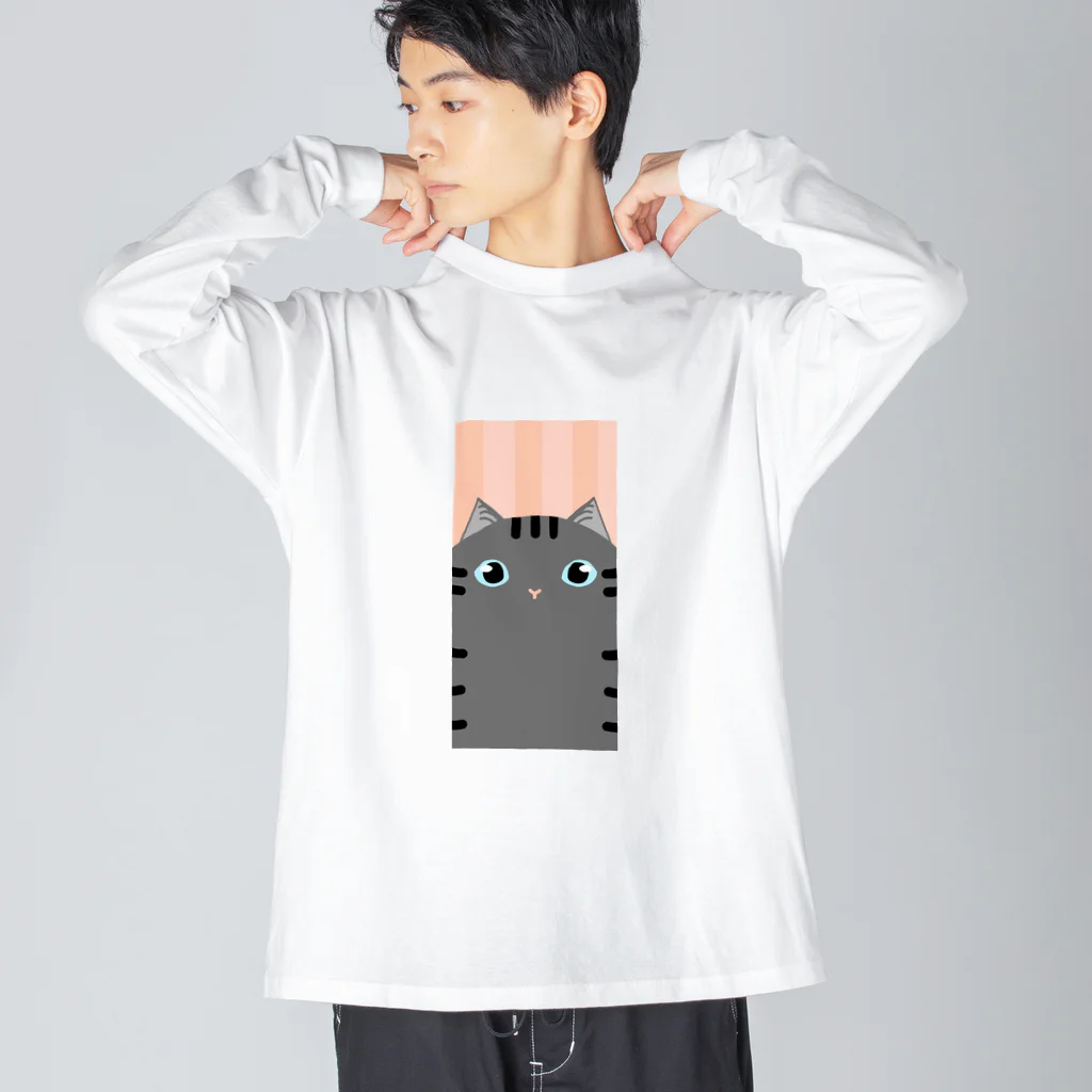 SHOP ベアたんのさばとらさん Big Long Sleeve T-Shirt