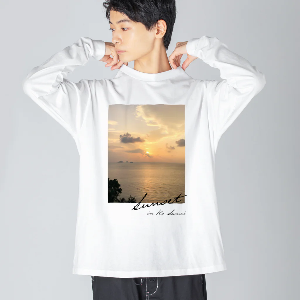 Katie（カチエ）のSunset in Ko Samui ビッグシルエットロングスリーブTシャツ