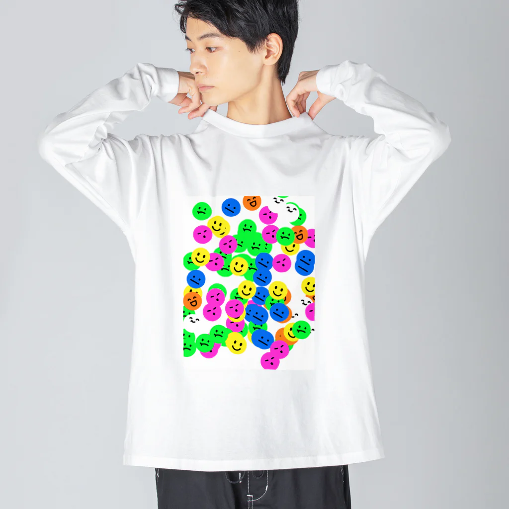 癒しショップのニコちゃん Big Long Sleeve T-Shirt