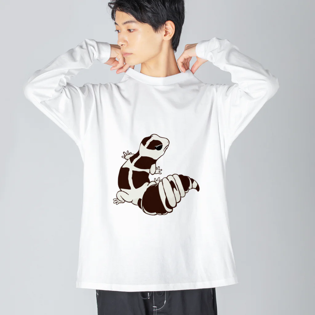 金魚大好き悠tubeのネットショップのニシアフホワイトアウトオレオ Big Long Sleeve T-Shirt