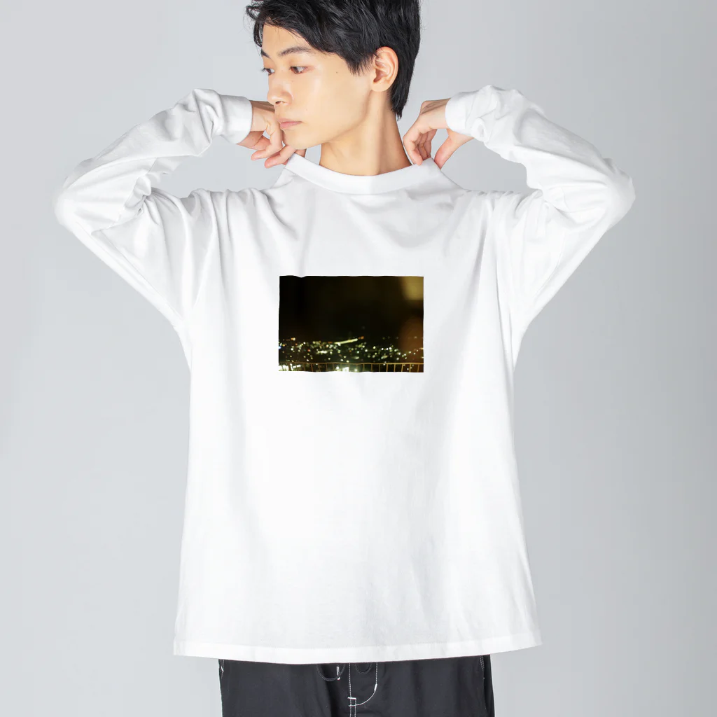 inunekokoの夜空 ビッグシルエットロングスリーブTシャツ