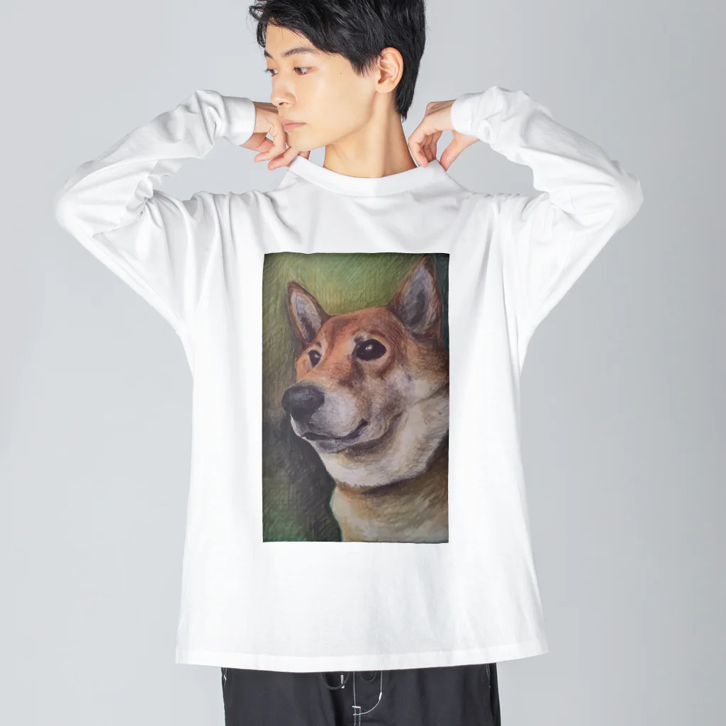 kiyomi99の愛犬 ビッグシルエットロングスリーブTシャツ