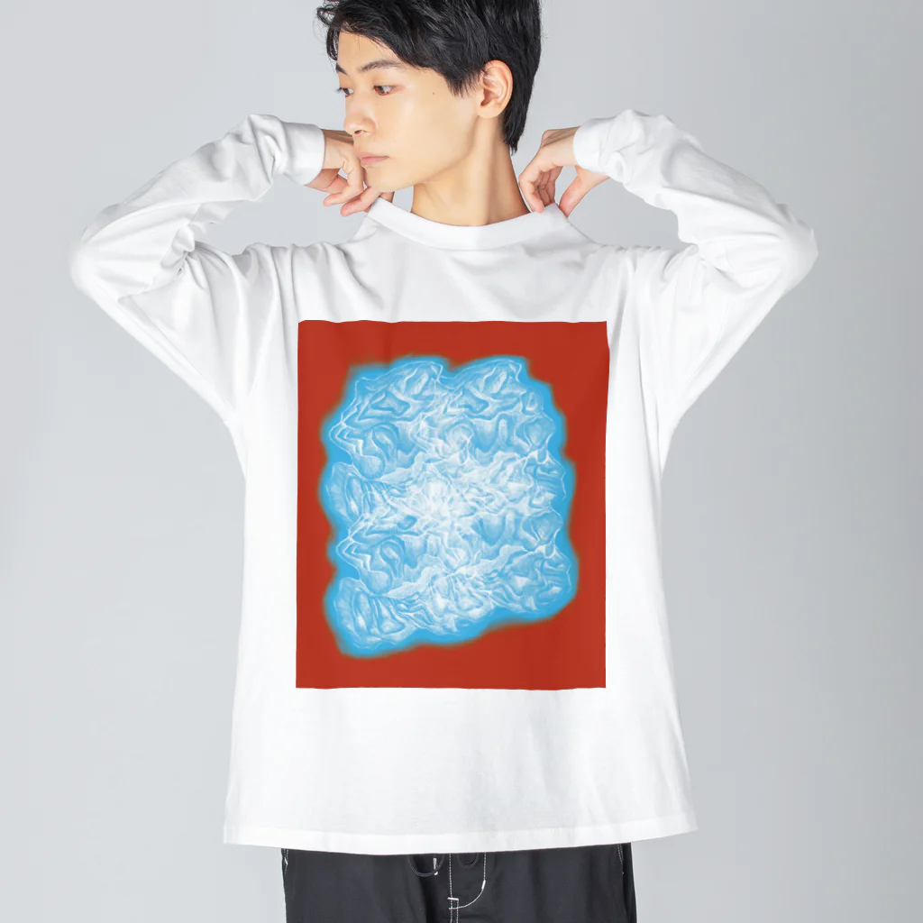 ErrorKodeのBlooming(背赤) Big Long Sleeve T-Shirt