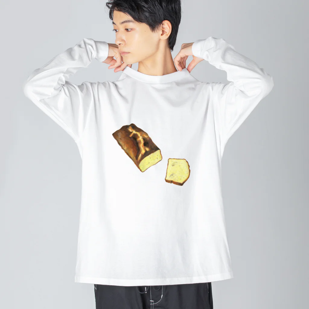 Kie Tanakaのバナナケーキ ビッグシルエットロングスリーブTシャツ