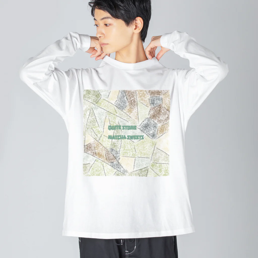 LeafCreateのQuiteStone MatchaSweets Big Long Sleeve T-Shirt