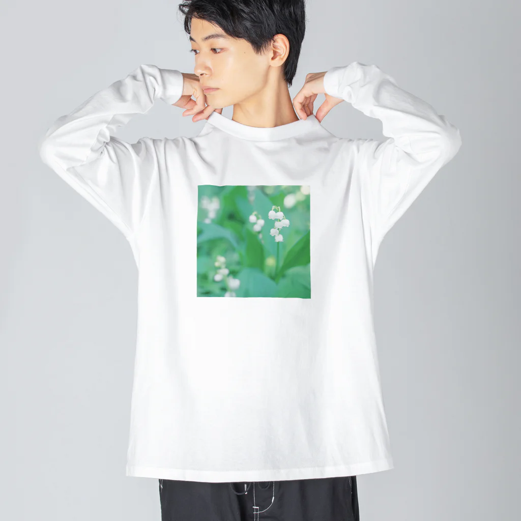 まどろみ工房のすずらん ビッグシルエットロングスリーブTシャツ